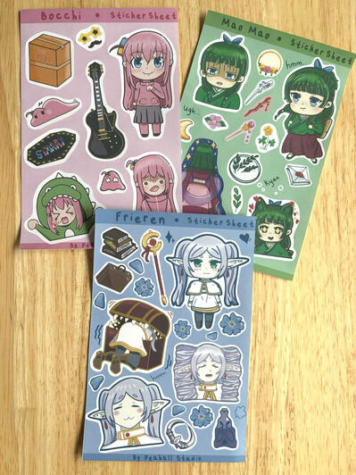 Sticker sheets