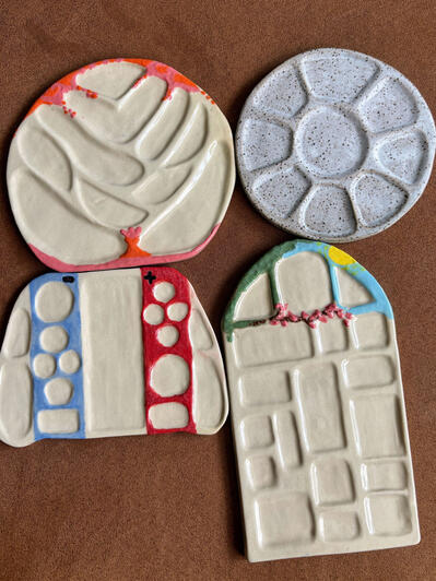 Ceramic Paint Palettes