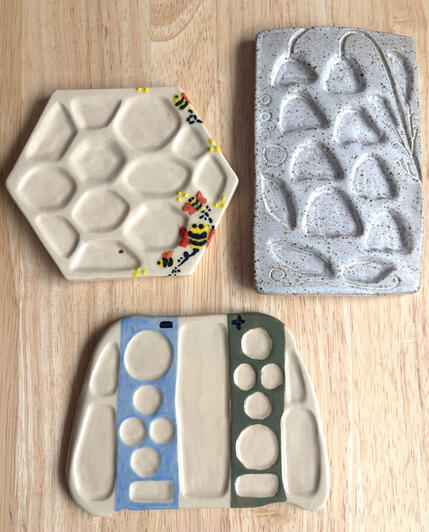 Ceramic Paint Palettes